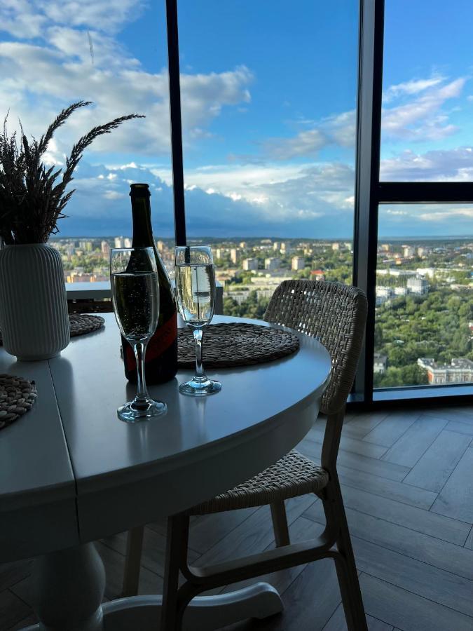 Hanza Tower Szczecin, Floor 21, City - River View Εξωτερικό φωτογραφία