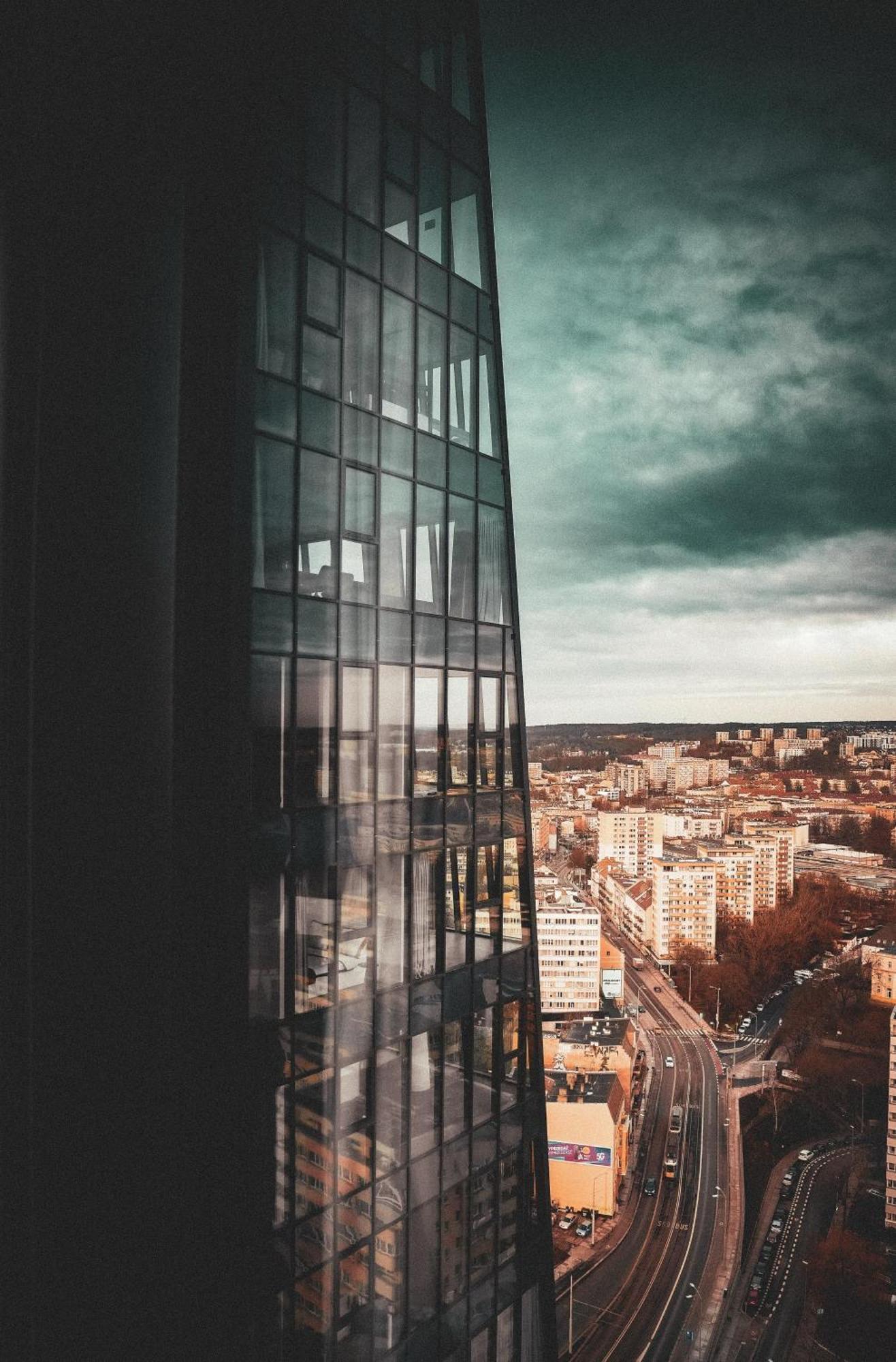 Hanza Tower Szczecin, Floor 21, City - River View Εξωτερικό φωτογραφία