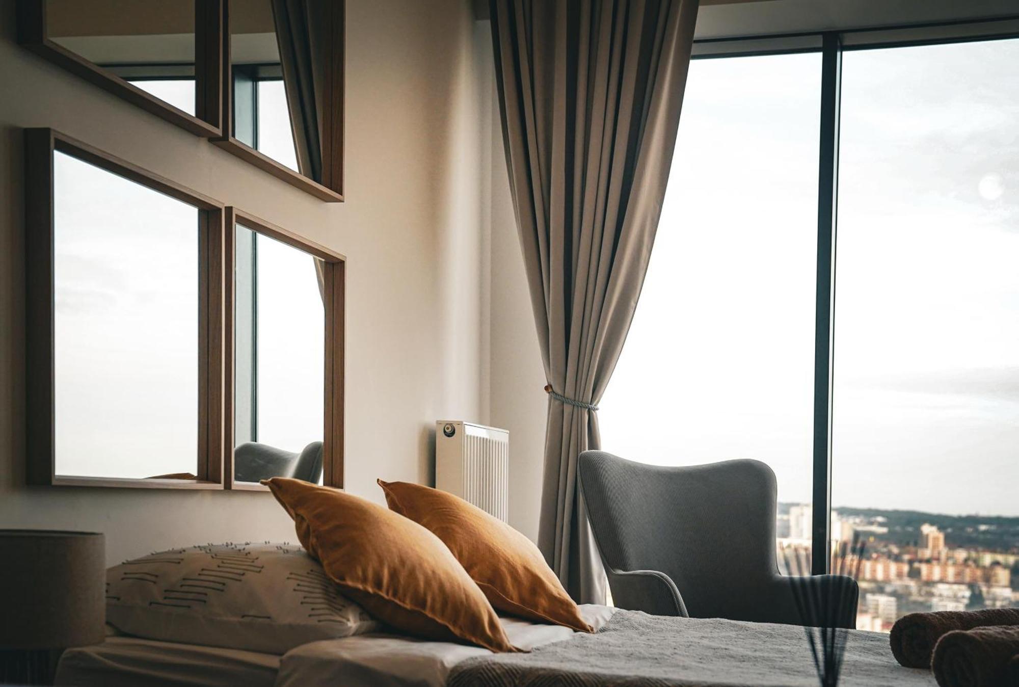 Hanza Tower Szczecin, Floor 21, City - River View Εξωτερικό φωτογραφία
